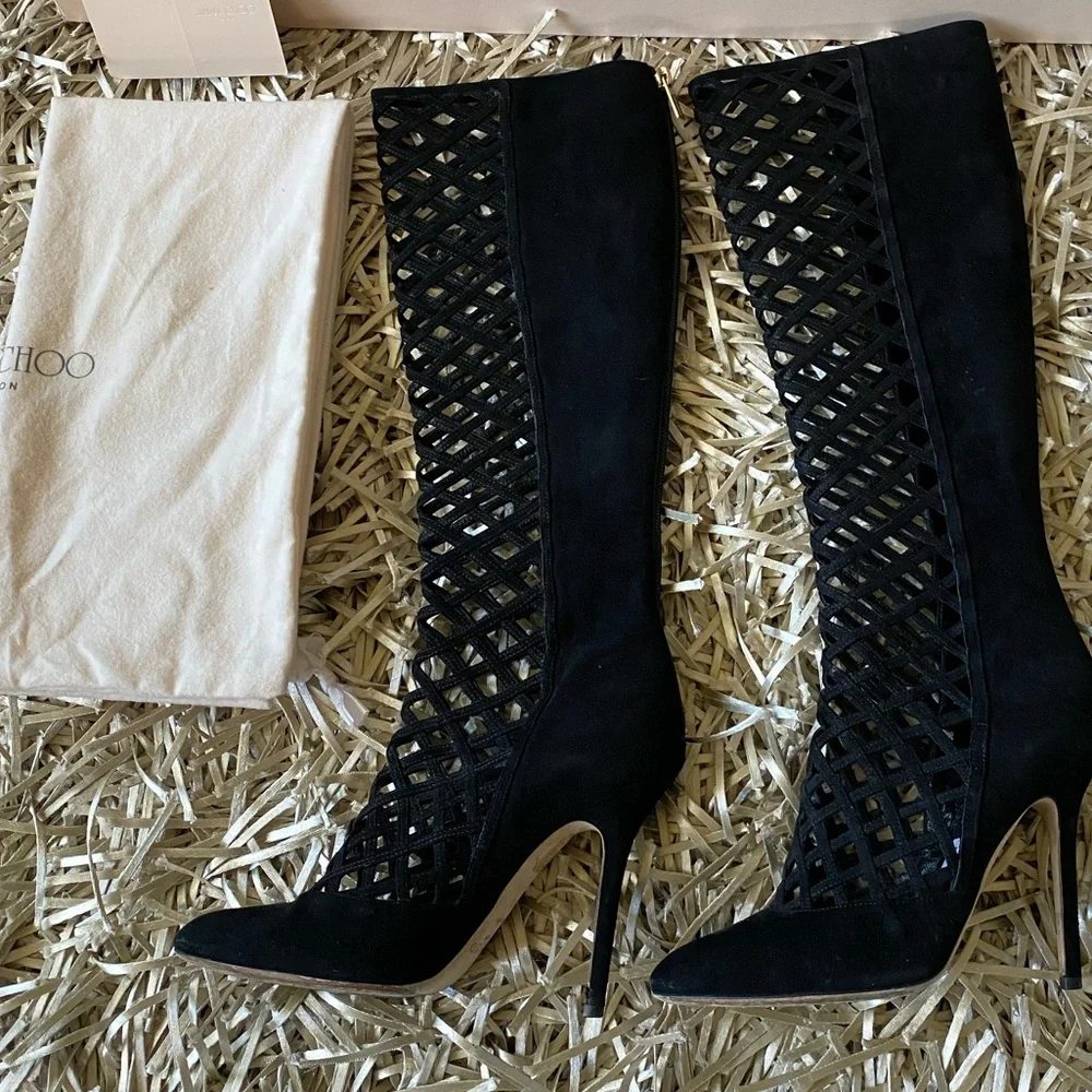 Jimmy Choo Delta Boots Jimmy Choo Delta Boots Jimmy Choo Delta Boots - Picture 4 of 16